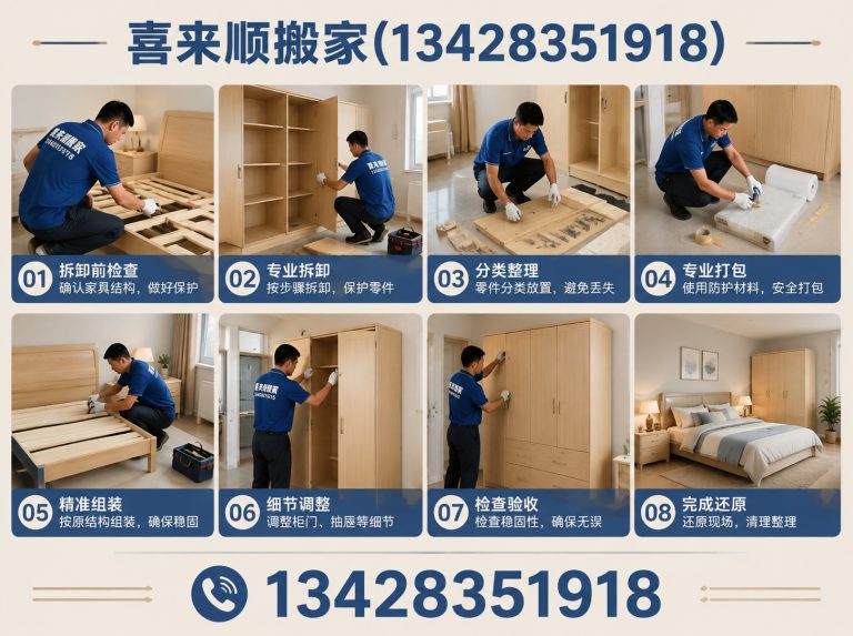 高明区家具拆装展示图
